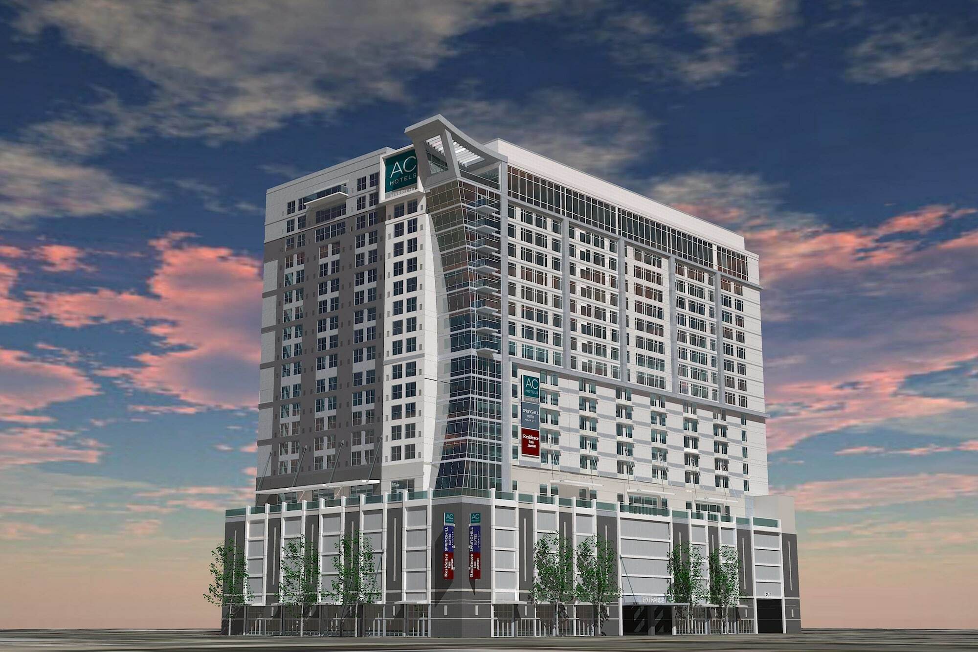 Springhill Suites By Marriott Nashville Downtown/Convention Center Zewnętrze zdjęcie